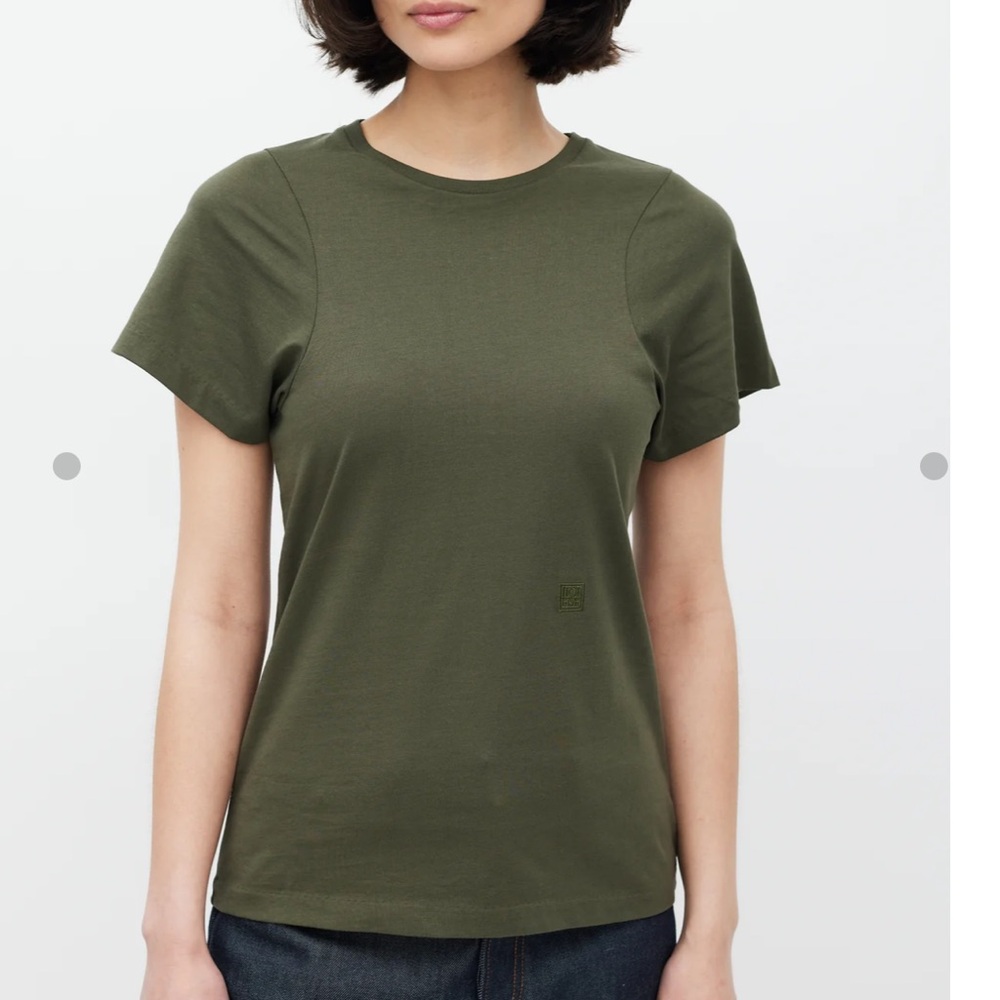 Toteme Olive Green T-Shirt